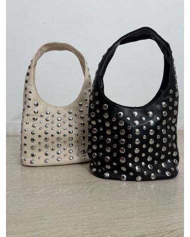 BOLSO PIEL TACHAS