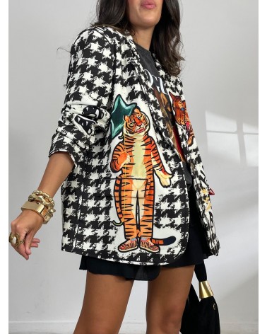 MAXI BLAZER HEART BROKEN