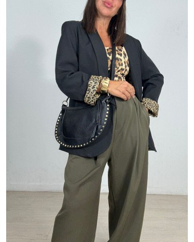 BLAZER PUÑOS LEOPARDO