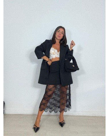 MINI FALDA ELÁSTICA + TULL