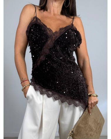 LENCERA TERCIOPELO PICO +...