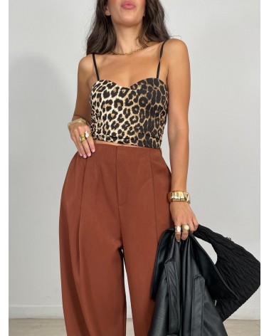 TOP LICRA LEOPARDO