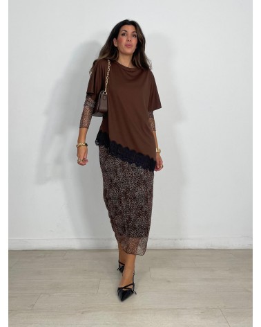 VESTIDO LARGO TULL LEO PEQUEÑO