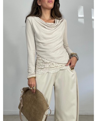 CAMISETA ENCAJE MARGOT