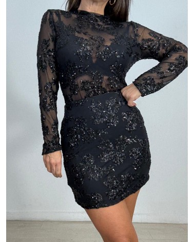 MINI FALDA TULL + FLORES...