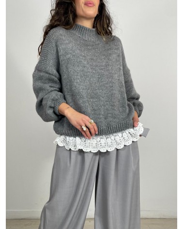 JERSEY CON BAJO ENCAJE...