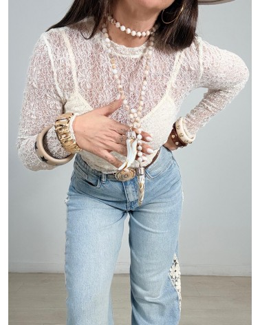 COLLAR BOLITAS & CUERNOS...