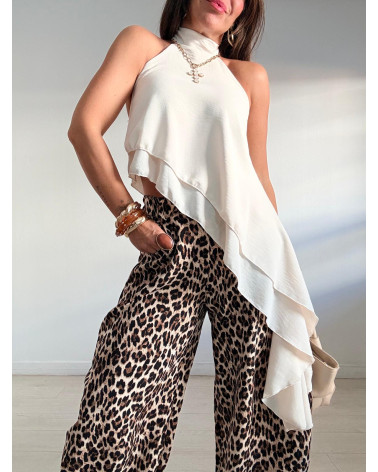 BLUSA GASA ASIMÉTRICA