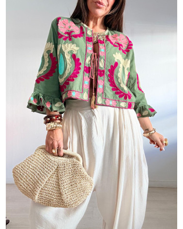 CHAQUETITA BORDADA BOMBAY