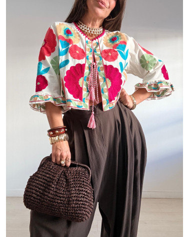 CHAQUETITA BORDADA BARBADOS
