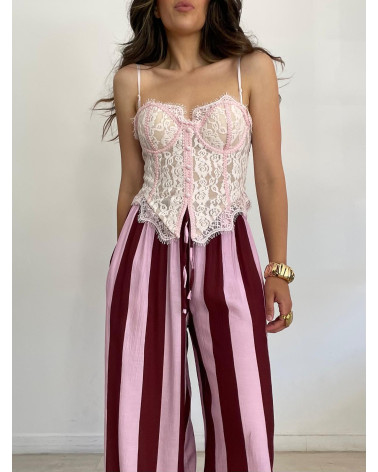 CORSET COMBINADO TERCIOPELO