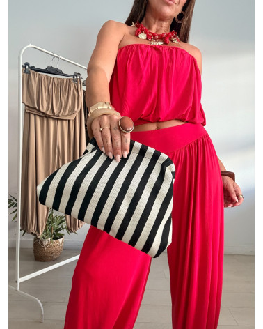 BOLSO RAYITAS CLUTCH