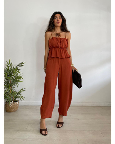 PANTALON  EFECTO LINO