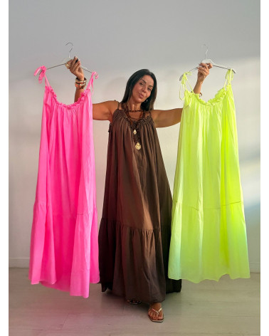 MAXI VESTIDO FLUÍDO LARGO