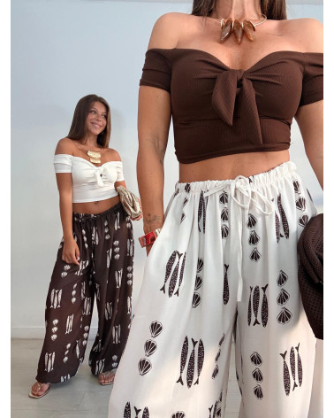 PANTALON BOMBACHO PECES Y...