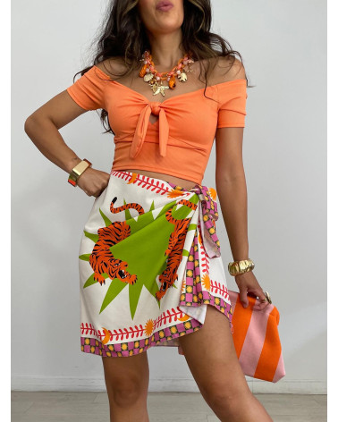 FALDA LAZADA TIGRES...