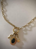 COLLAR PERLA NEGRA