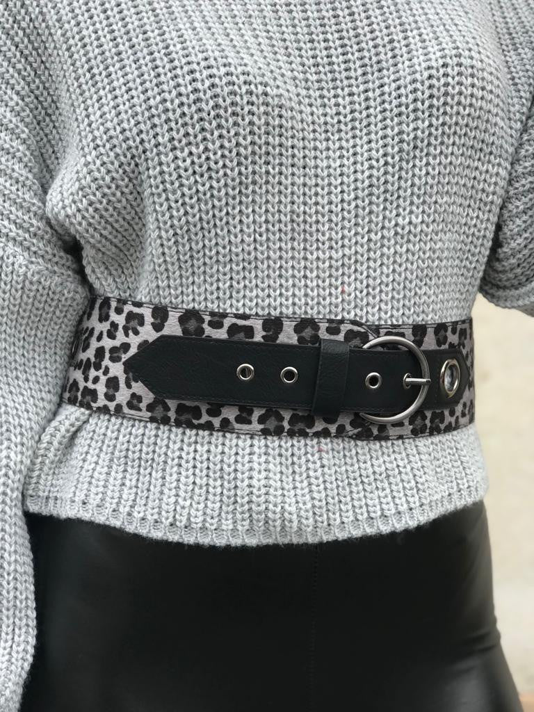 Cinturon Leopardo/Bajo Pecho