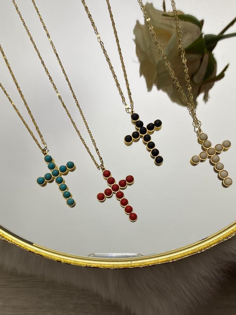 COLLAR CRUZ COLORES