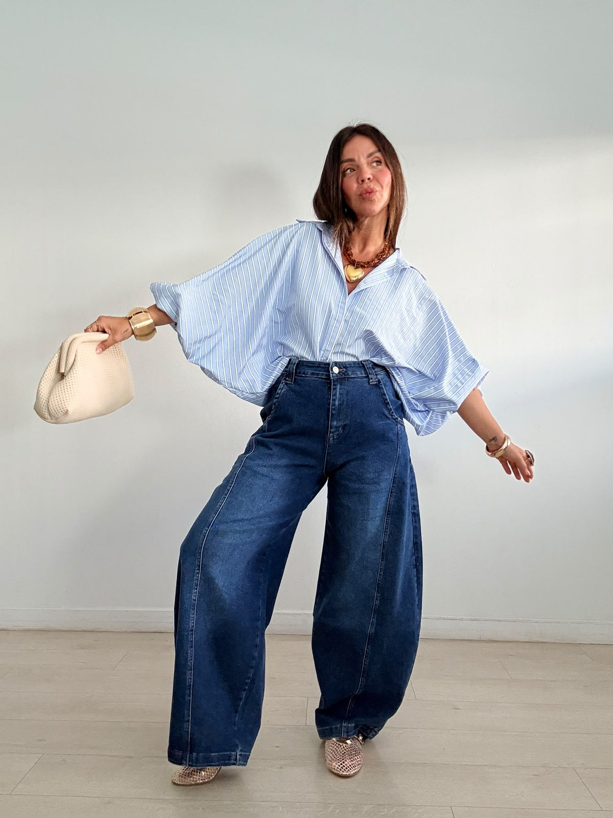 BLUSA RAYAS ELLE