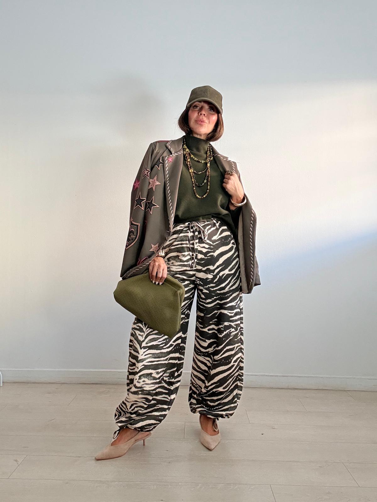 PANTALÓN CEBRA + CORDON
