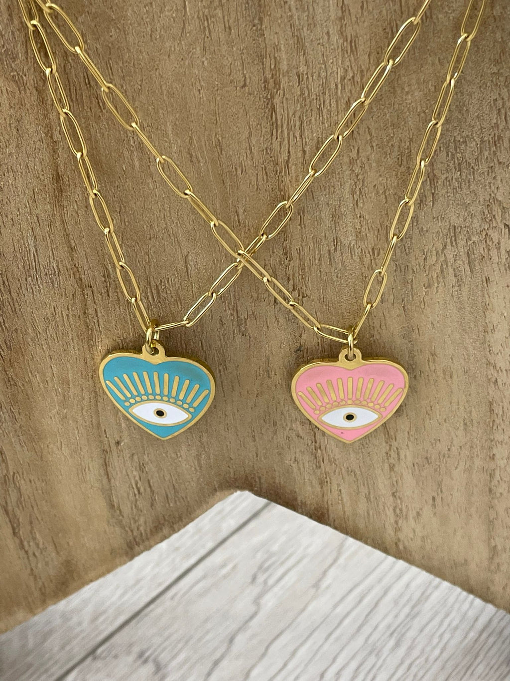 COLGANTE CORAZON+OJO