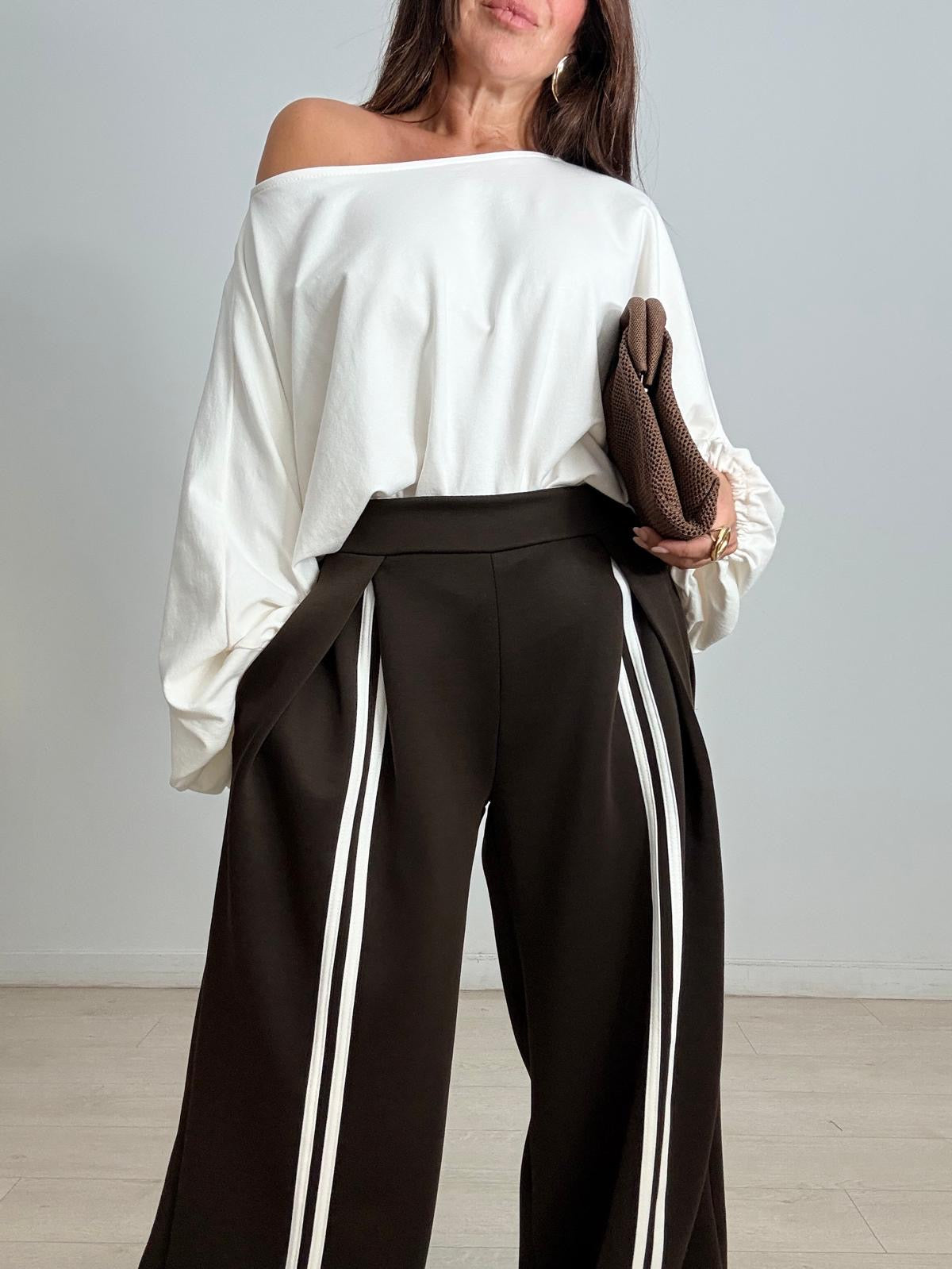 PANTALÓN FLUIDO COMFORT RAYAS