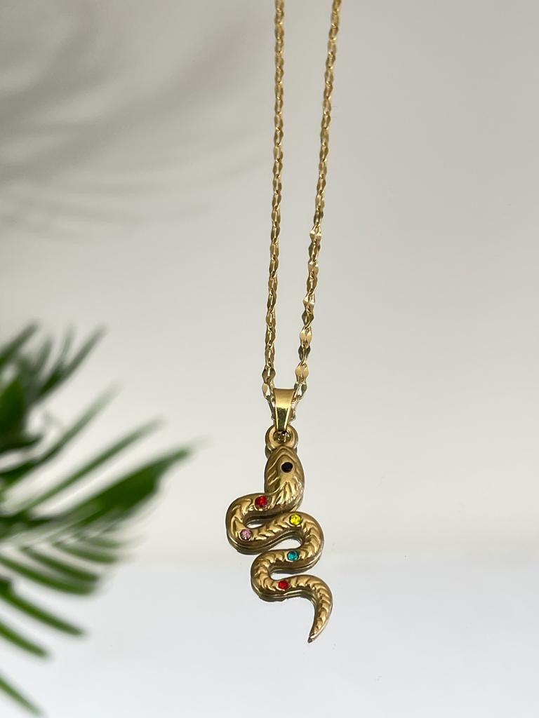COLGANTE SERPIENTE BRILLOS