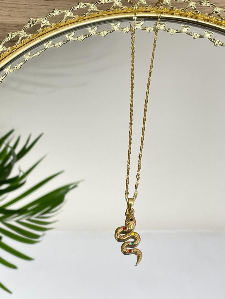 COLGANTE SERPIENTE BRILLOS