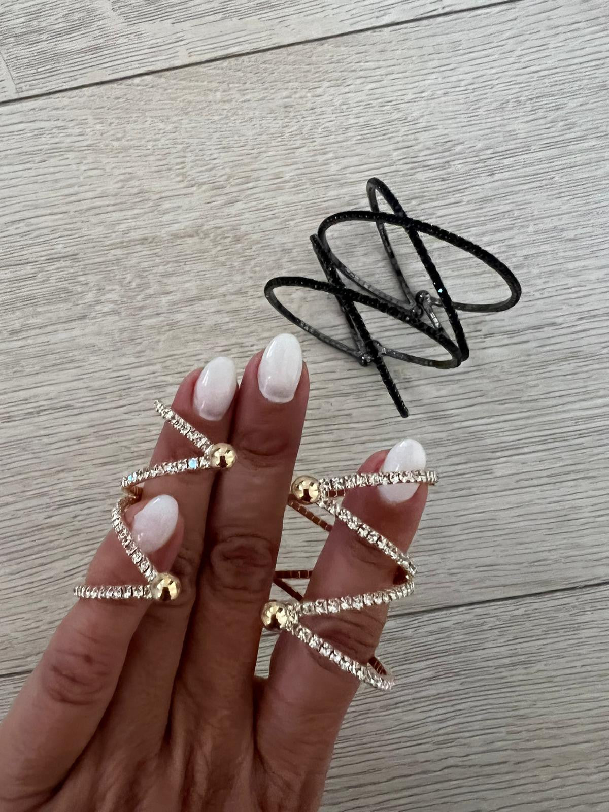 PULSERA DIAMANTITOS DOBLE
