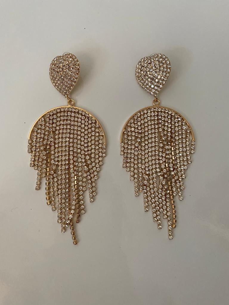 PENDIENTES CORAZON+BRILLITOS