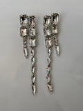 PENDIENTES PIEDRAS  PLATEADO