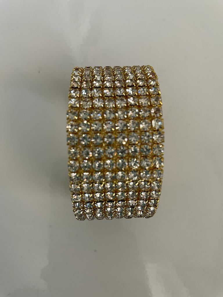 PULSERA SEMIRRIGIDA BRILLANTITOS