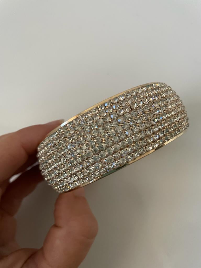 PULSERA RIGIDA BRILLANTES