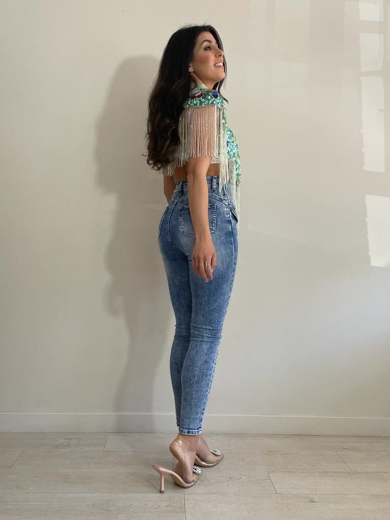 CUELLO JOYA VERDE AGUA