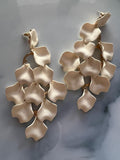 PENDIENTES HOJAS BLANCAS