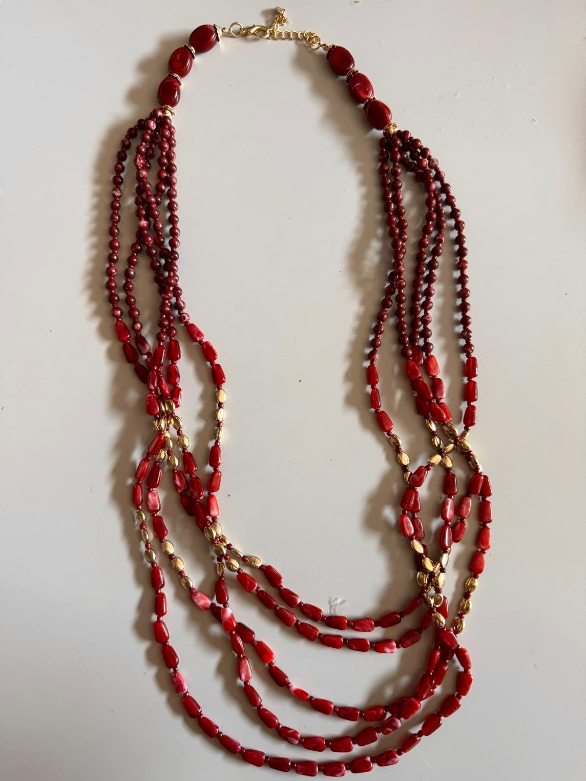 Collar mini cuentas y bolitas