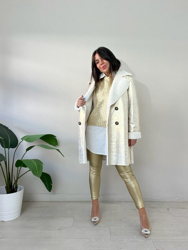 LEGGINS POLIPIEL METALLIC