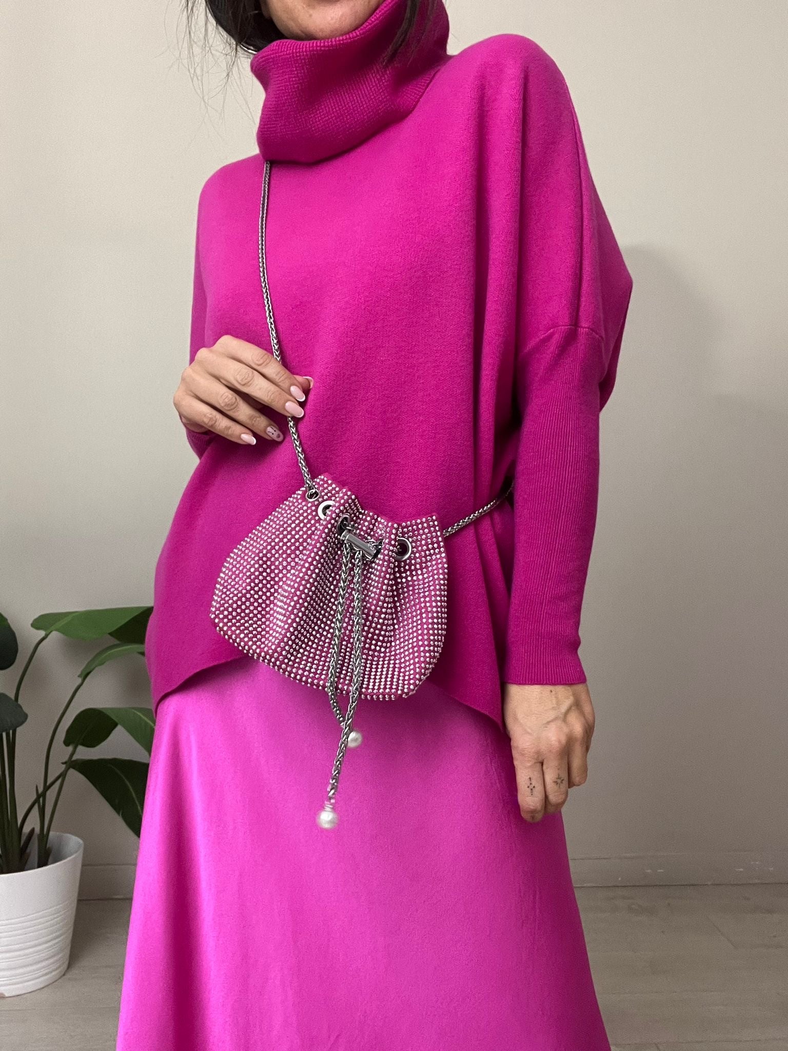 BOLSO BOMBONERA TACHAS