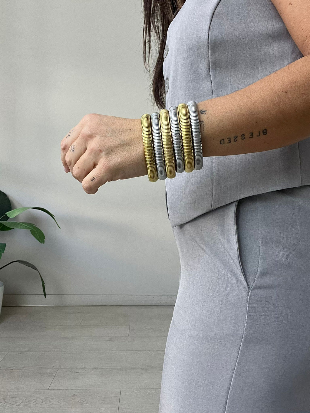 PULSERA METALIZADA