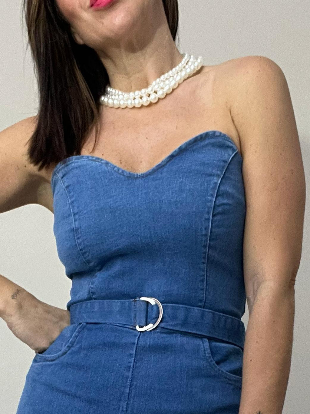COLLAR TRIPLE PERLAS