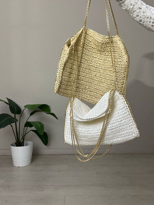 BOLSO RAFIA CADENA