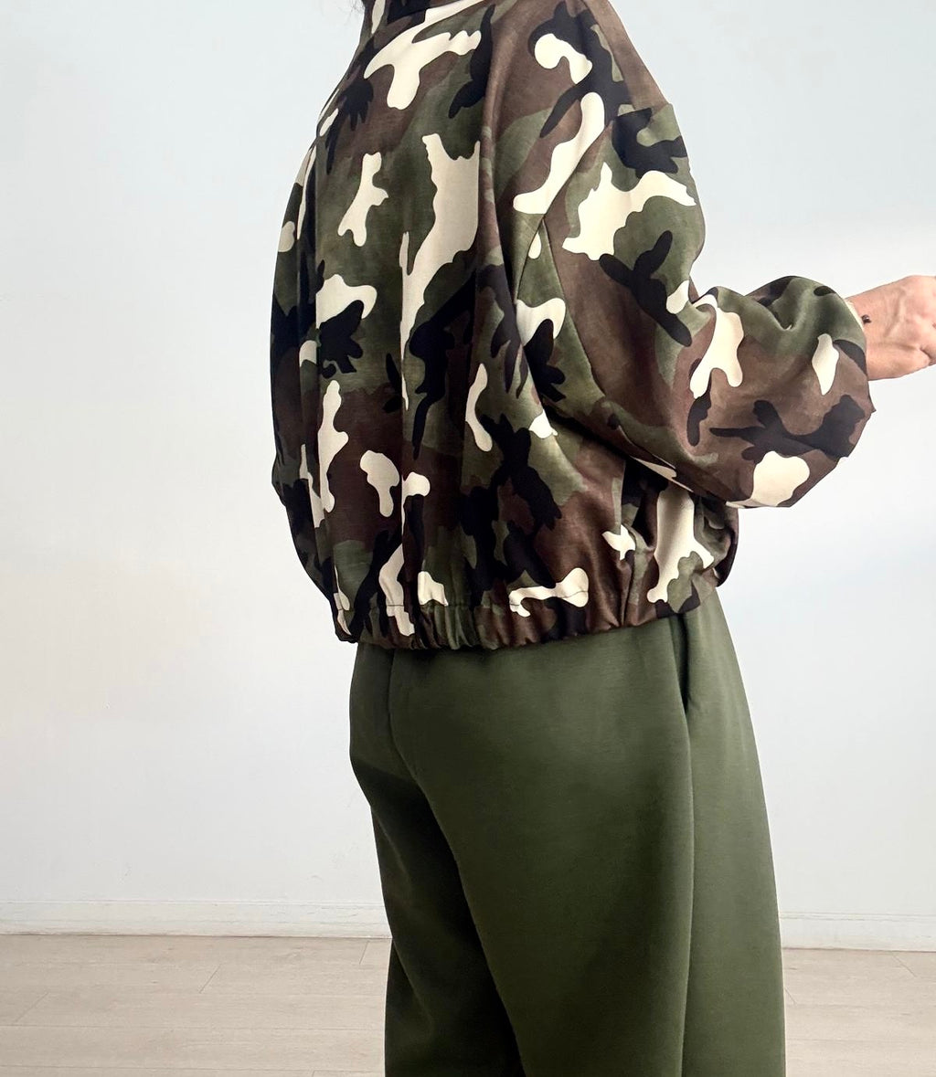 BOMBER CREMALLERA CAMUFLAJE BRITANY