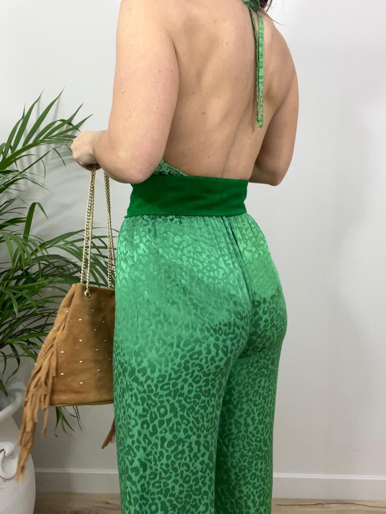 CONJUNTO SATÉN LEOPARDO