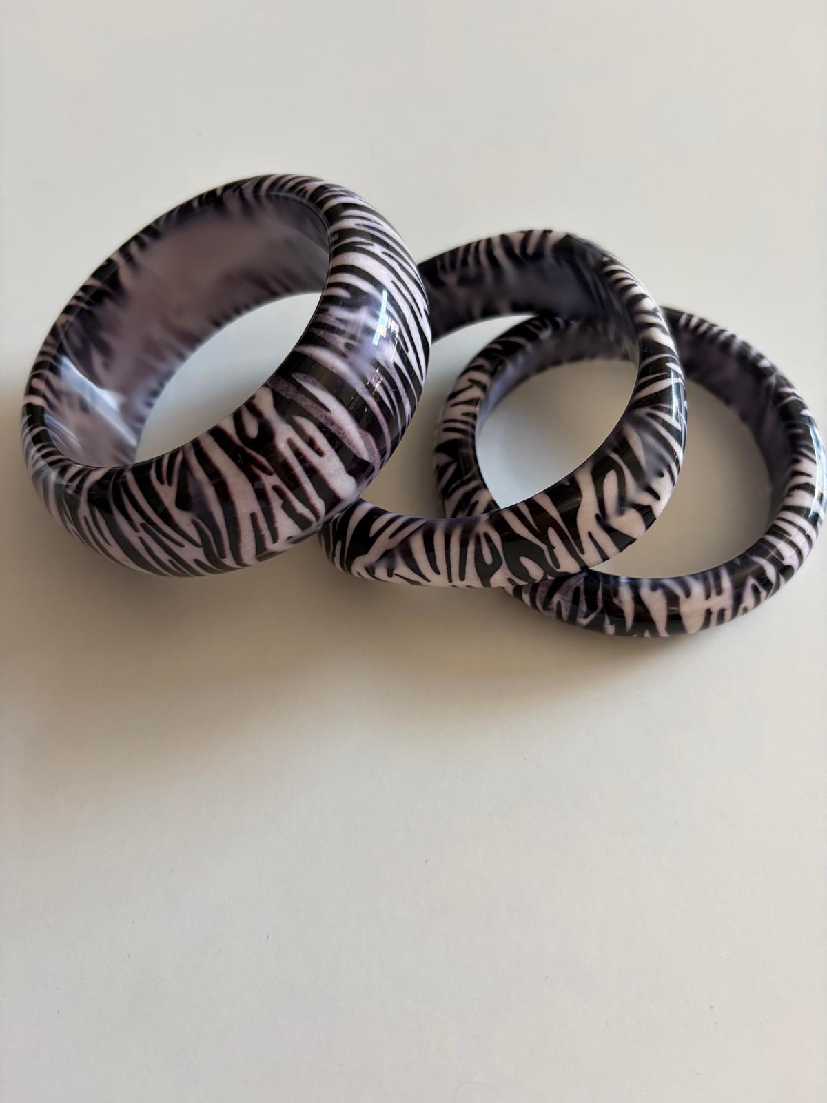 SET 3 PULSERAS CEBRA