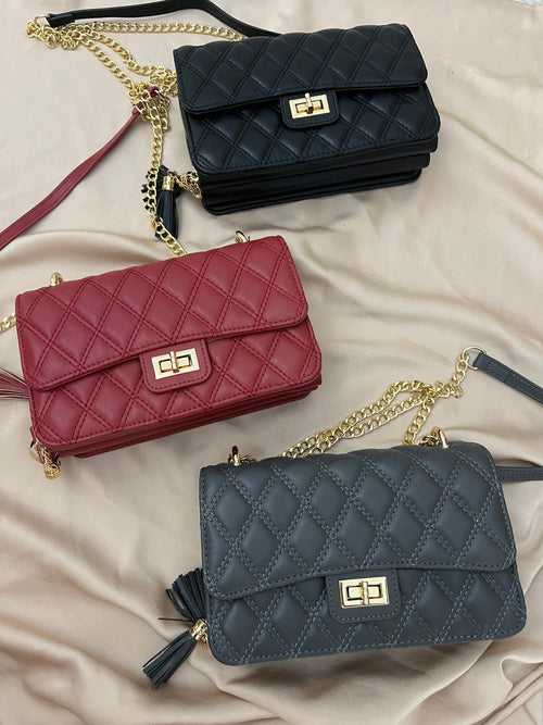 BOLSO ACOLCHADO ROMBOS