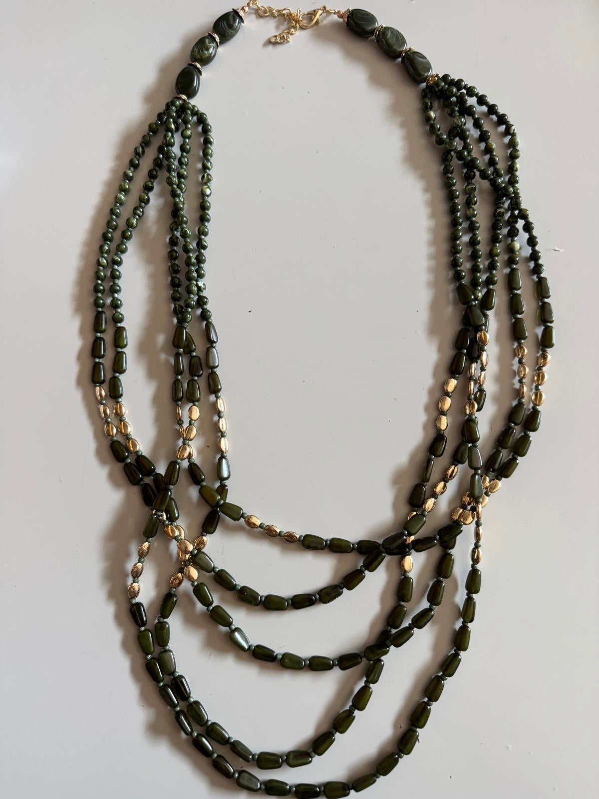 Collar mini cuentas y bolitas