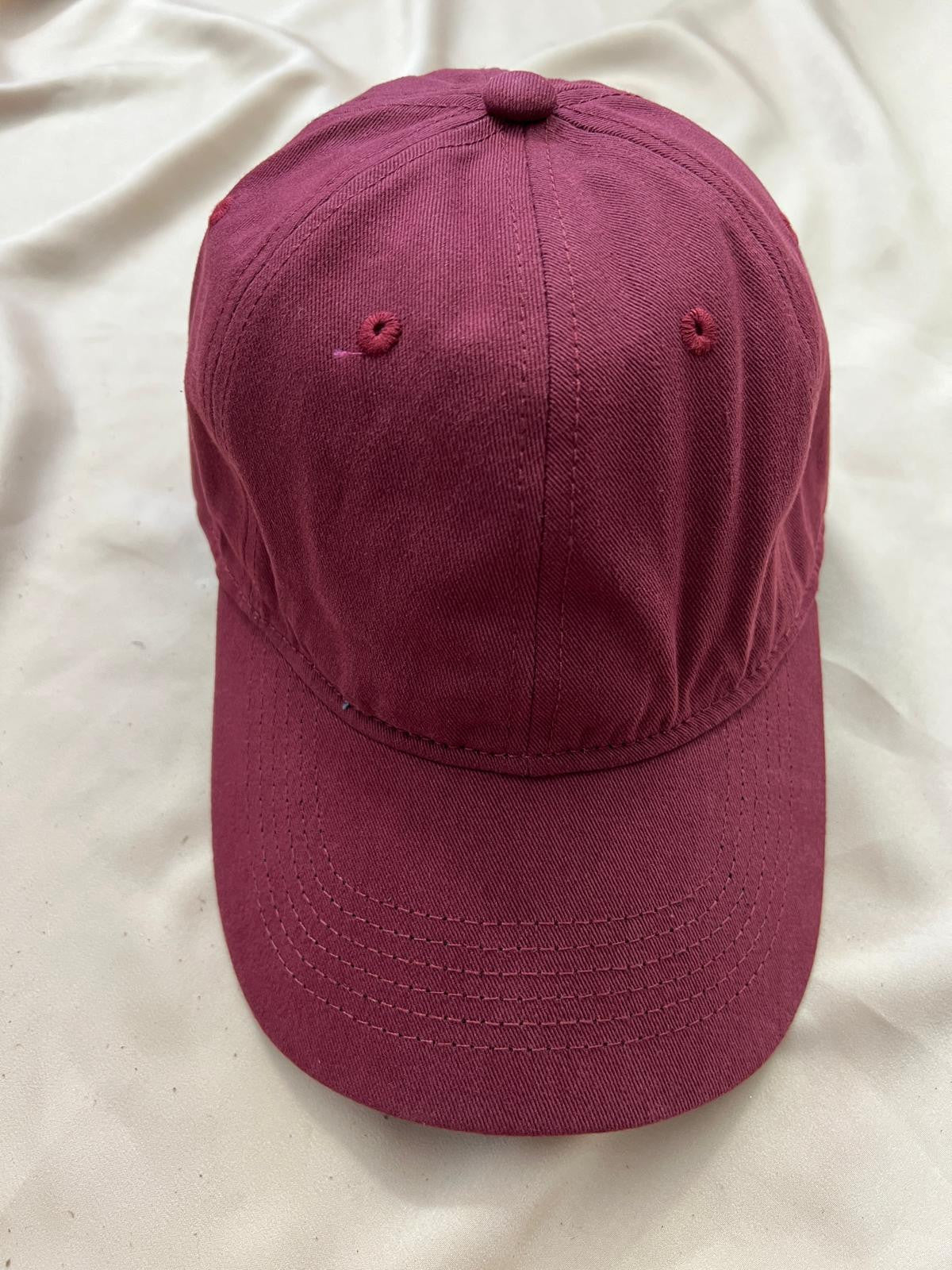 GORRA TELA GRANATE