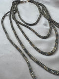 COLLAR LARGO STRASS BICOLOR