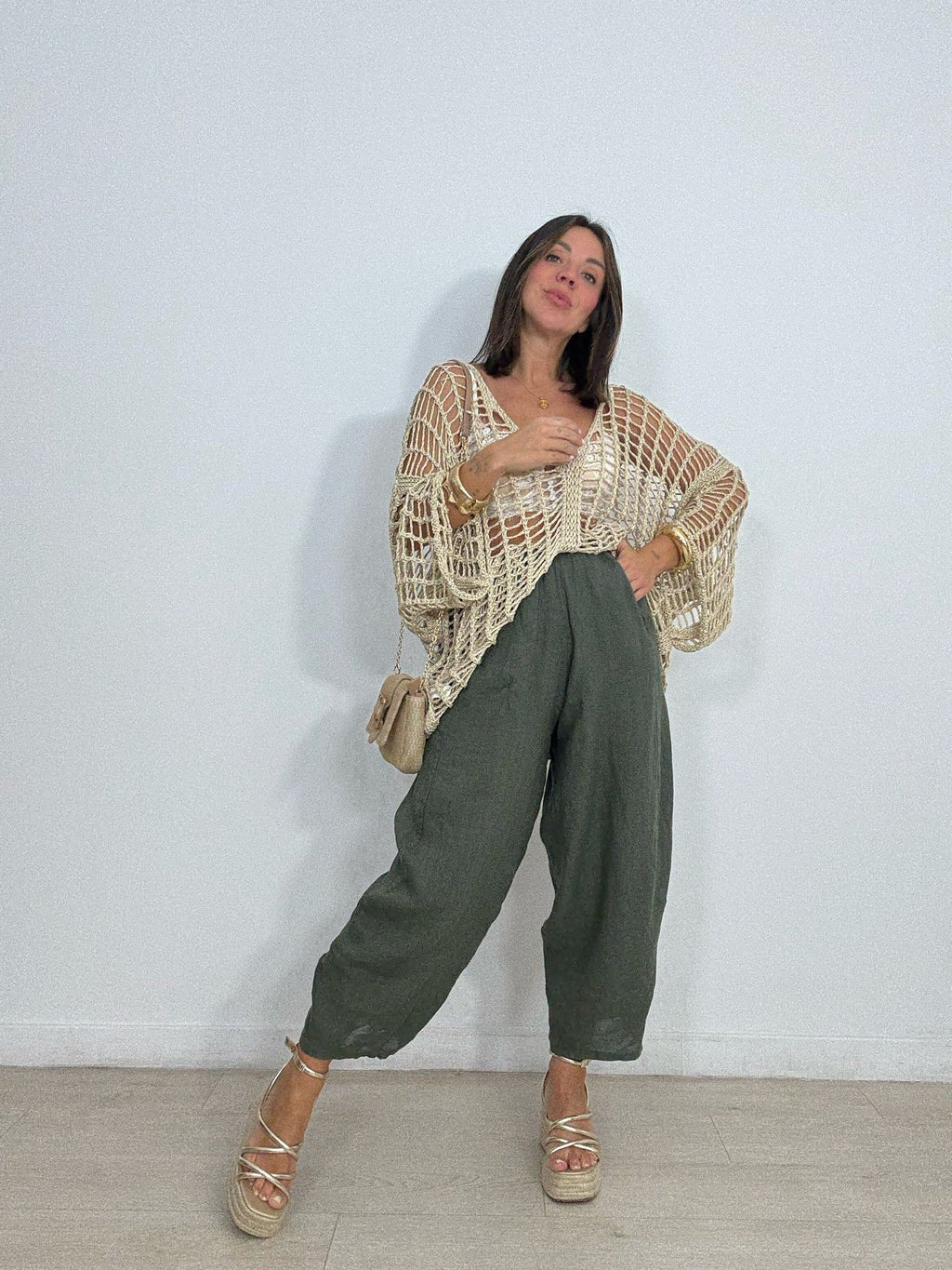 PANTALÓN BALLOON LINO